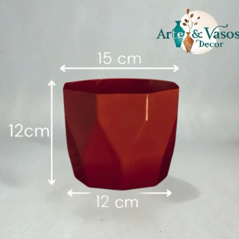 Vasco cachepô médio N3 decorativo para plantas e flores ideal para centro de mesa casa sala cozinha
