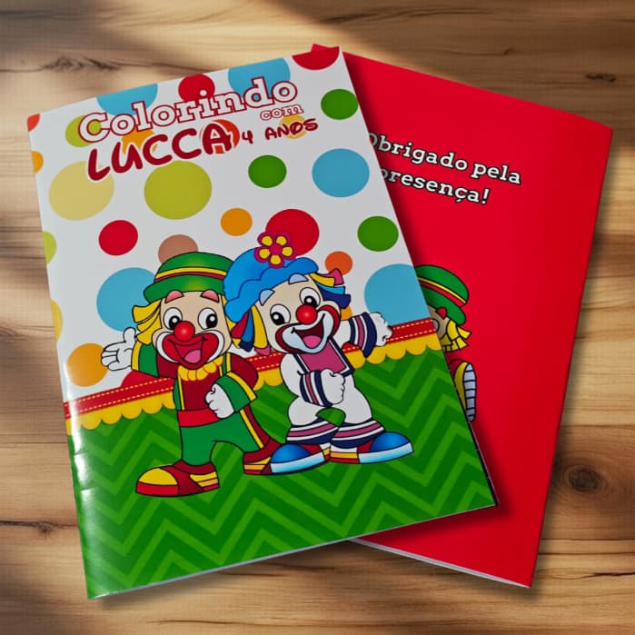 Kit Livrinho de Colorir Personalizado Patati Patatá Lembrancinha Festa Aniversário Infantil Crianças