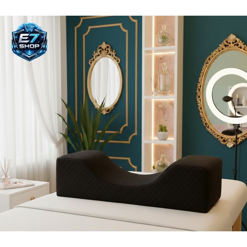Almofada Lash Profissional Ergonômica Conforto-Extensão de Cílios Alongamento Apoio Macio Studio Spa