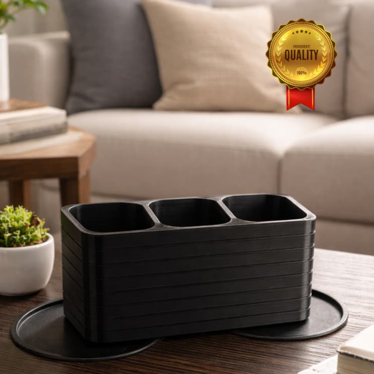 Suporte Organizador de Controles Remotos - Elegância e Organização