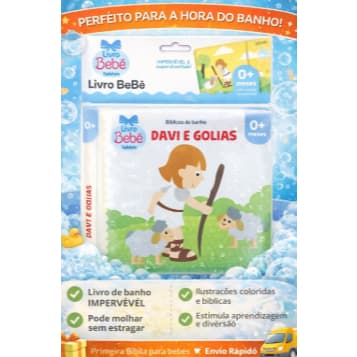 Livro de Banho – Davi e Golias | Livro Bebê Todolivro