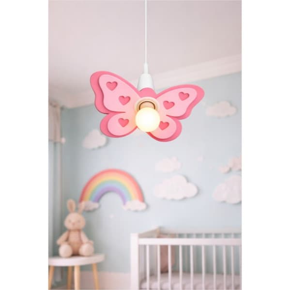 Lustre Borboleta - Luminária Quarto Infantil