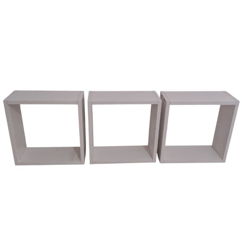 trio de nincho 30x30 em.mdf ninchos de parede