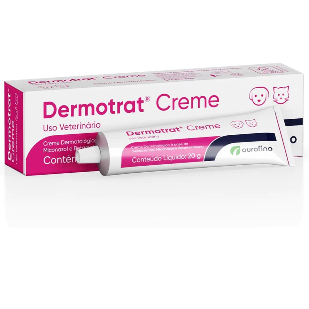 Dermotrat Creme Cães E Gatos 20g - Ourofino