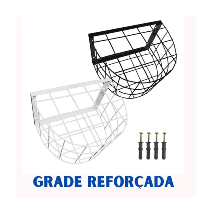 Grade De Proteção Tipo Gaiola Redonda Para Câmera De Segurança Cftv Reforçada