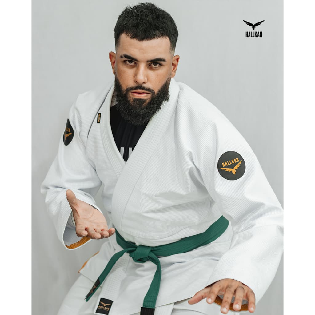 Kimono Jiu-Jitsu Adulto Branco + Faixa de brinde ( escolher a cor )