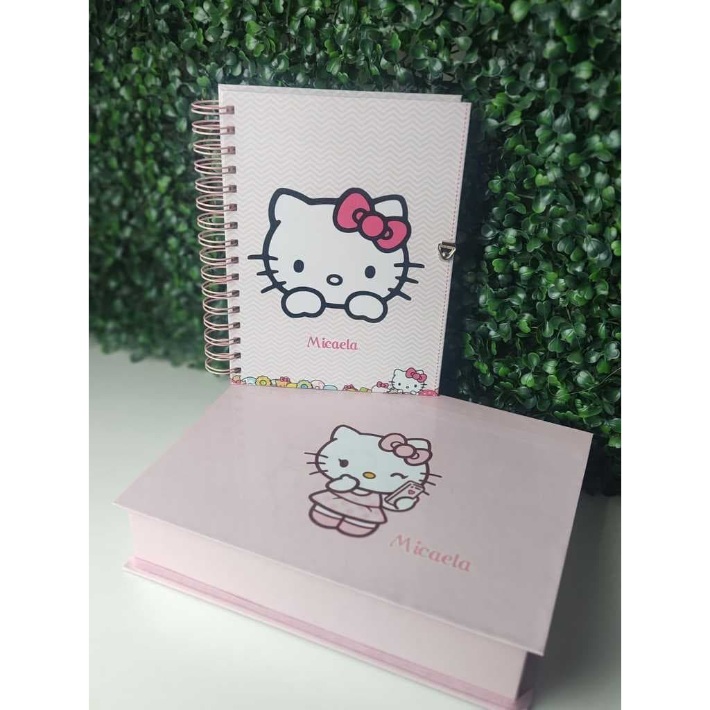 KIT DIÁRIO DAS EMOÇÕES - TEMA HELLO KITTY