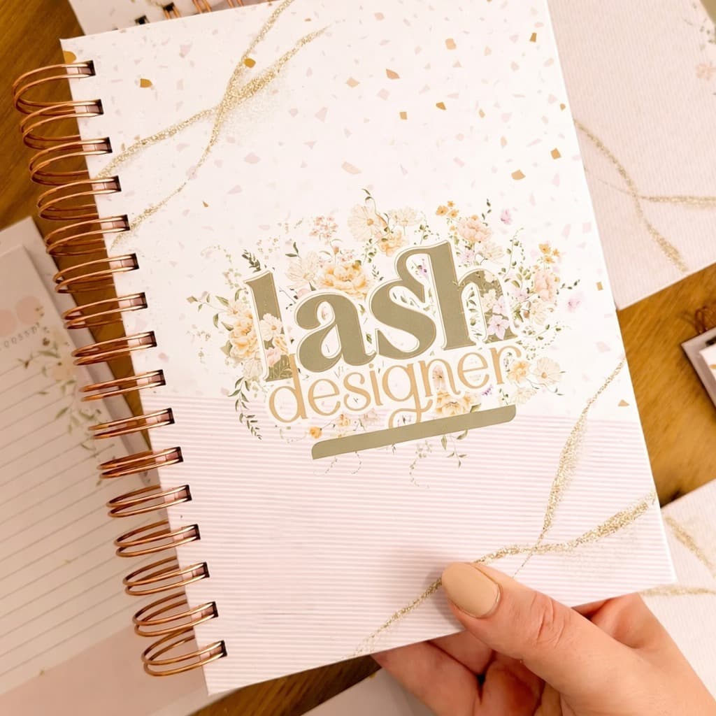 📒 Agenda Profissional para Lash Designer – Organização Completa do seu Atendimento