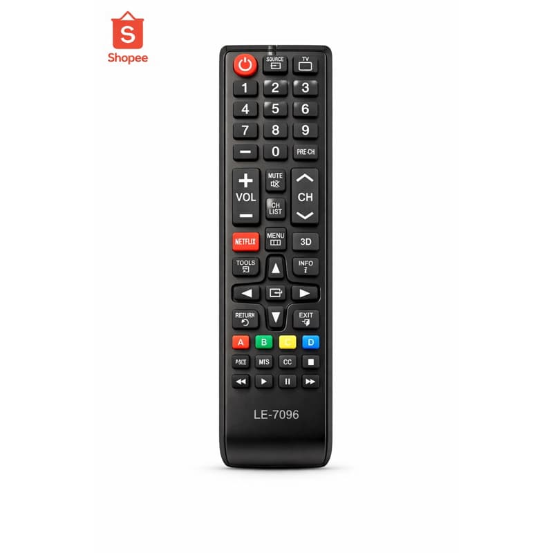 Controle Remoto TV Samsung Original LE-7096 | Smart TV | Botão Netflix | Compatível