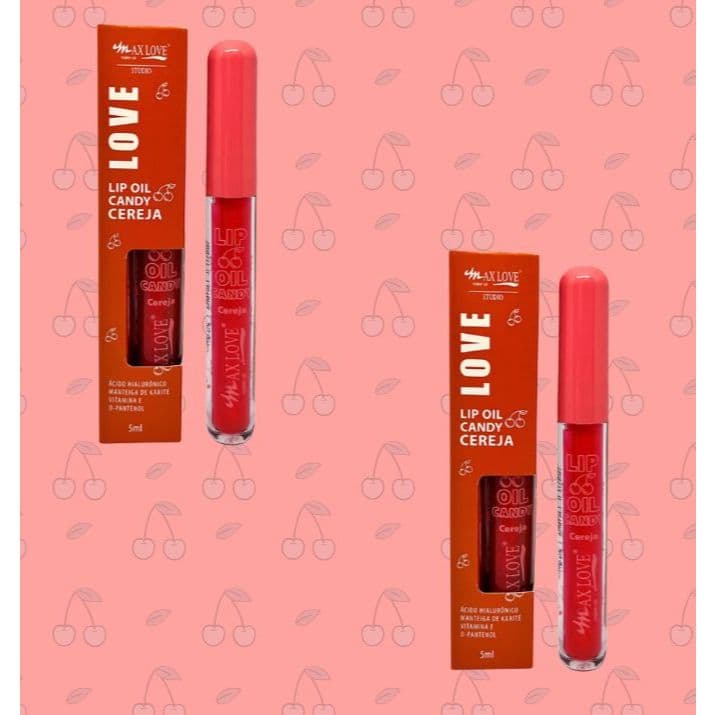 Lip Oil Candy Max Love com Hidratação Intensa para os Lábios