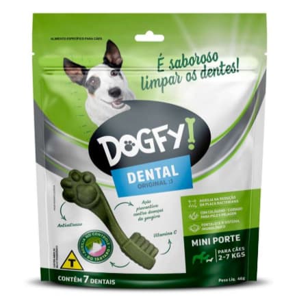 Dental snack Dogfy original com 7 unidades 46 g