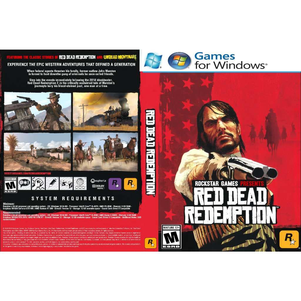 Red Dead Redemption para P.c ou Notebook pen driver