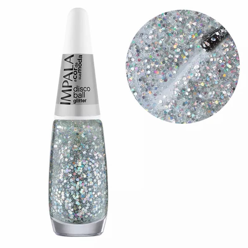 Esmalte Impala , Disco Ball, Glitter Holograficos 7,5 ml