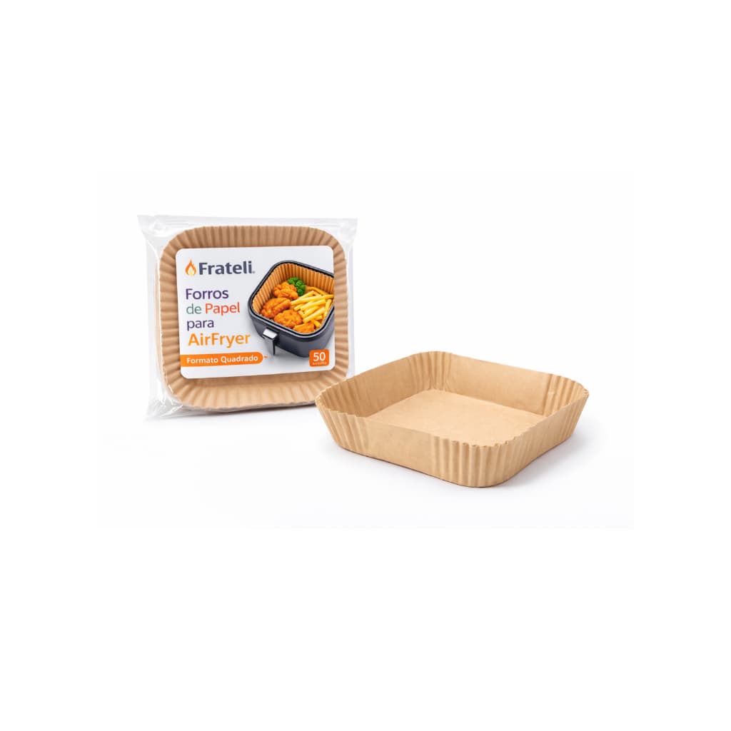 Forro de Papel para Airfryer Frateli – Praticidade e Limpeza no dia a dia + BRINDE
