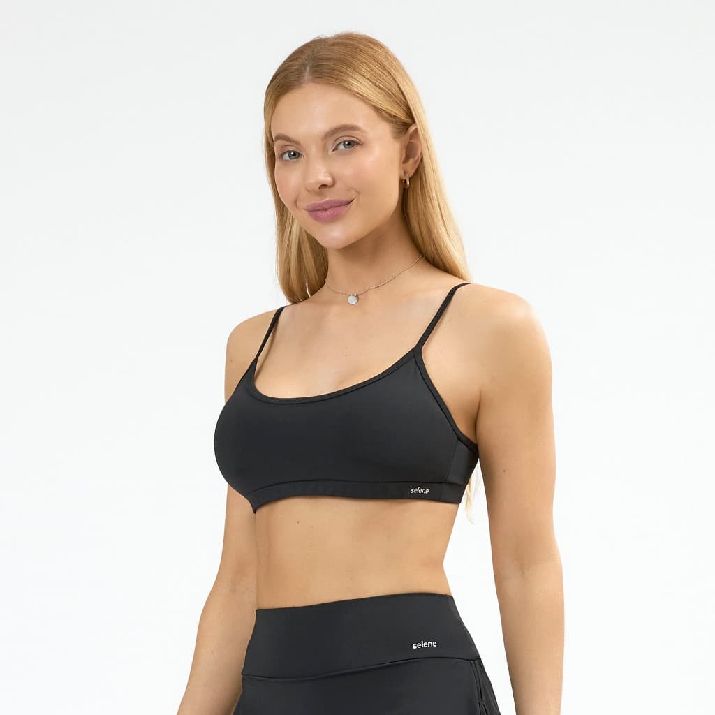 Top Com Bojo Removível Sport Fitness Academia Feminino Selene