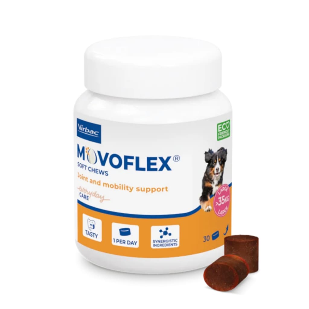 Movoflex Virbac Suplemento Cães Senior Glucosamina Comprimidos 30un