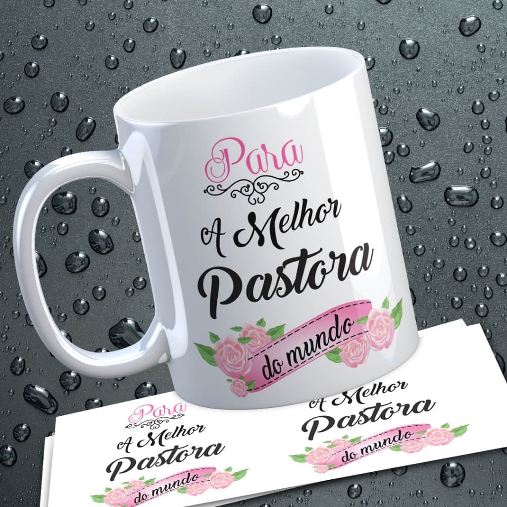 Caneca Personalizada para Pastor e Pastora - Envio Imediato - Presente Gospel Pentecostal