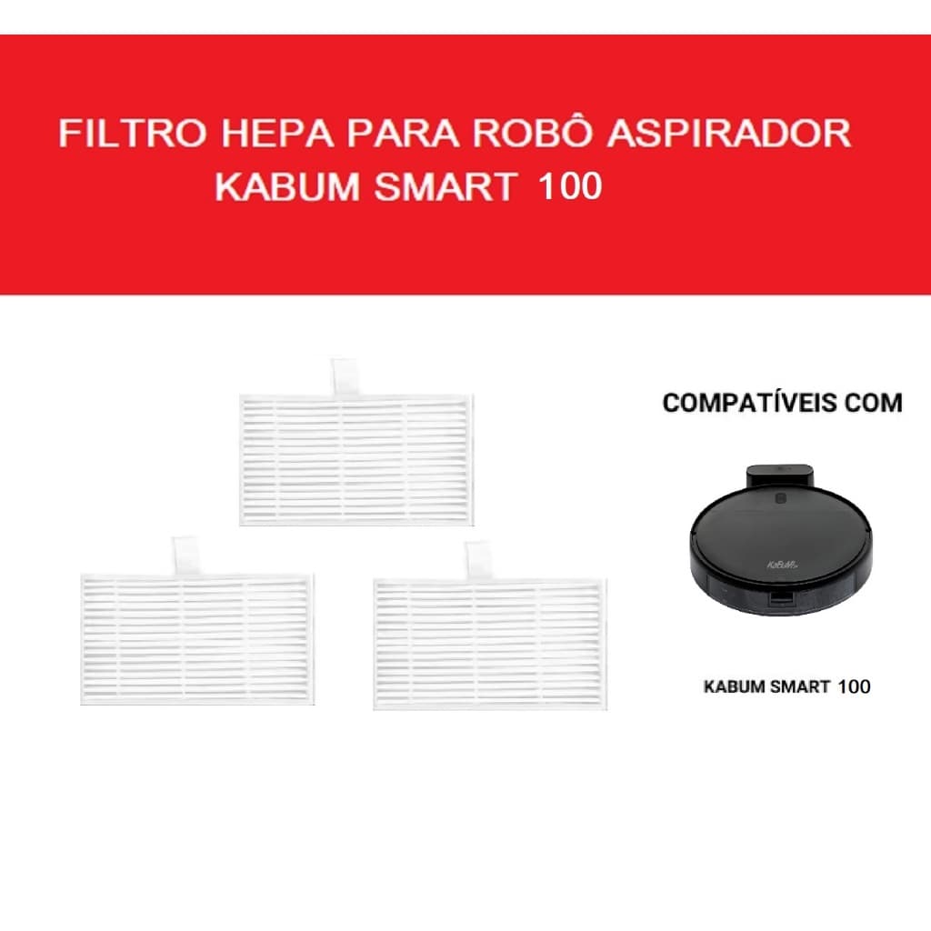 Filtro Hepa Robô Aspirador  kabum Smart 100