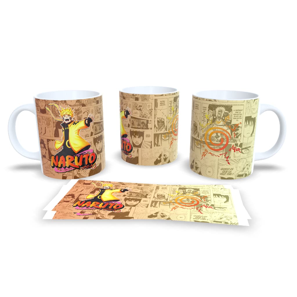 Caneca do Anime Naruto / Diversos Modelos / Porcelana 325ml