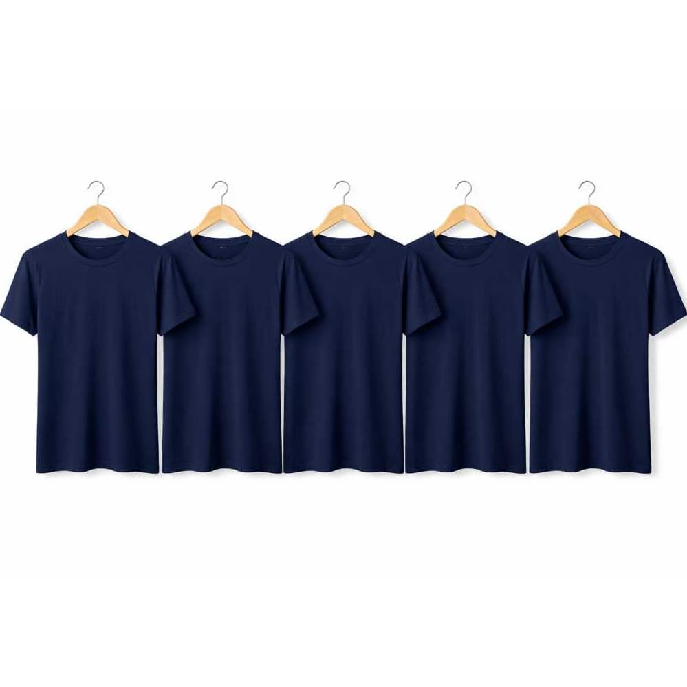 Kit 5 Camisa Masculina Básica Lisa Sublimação Silk