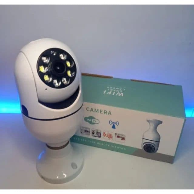 Câmera Segurança 360 Infravermelho Sem Fio Wifi Mini IP Câmera