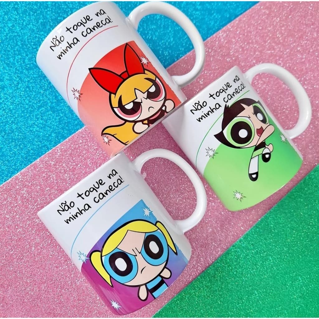CANECA CERAMICA MENINAS SUPER PODEROSAS