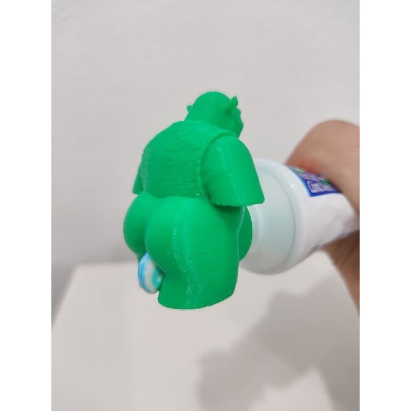 Tampa de Pasta de Dente Shrek com Design Divertido para o Banheiro