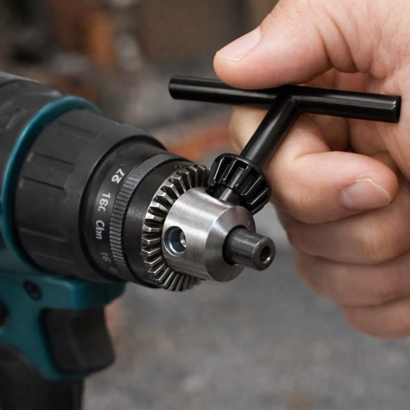 Chave Para Mandril de Furadeira 10mm - 13mm Chave de Aperto Mandril Metal Universal