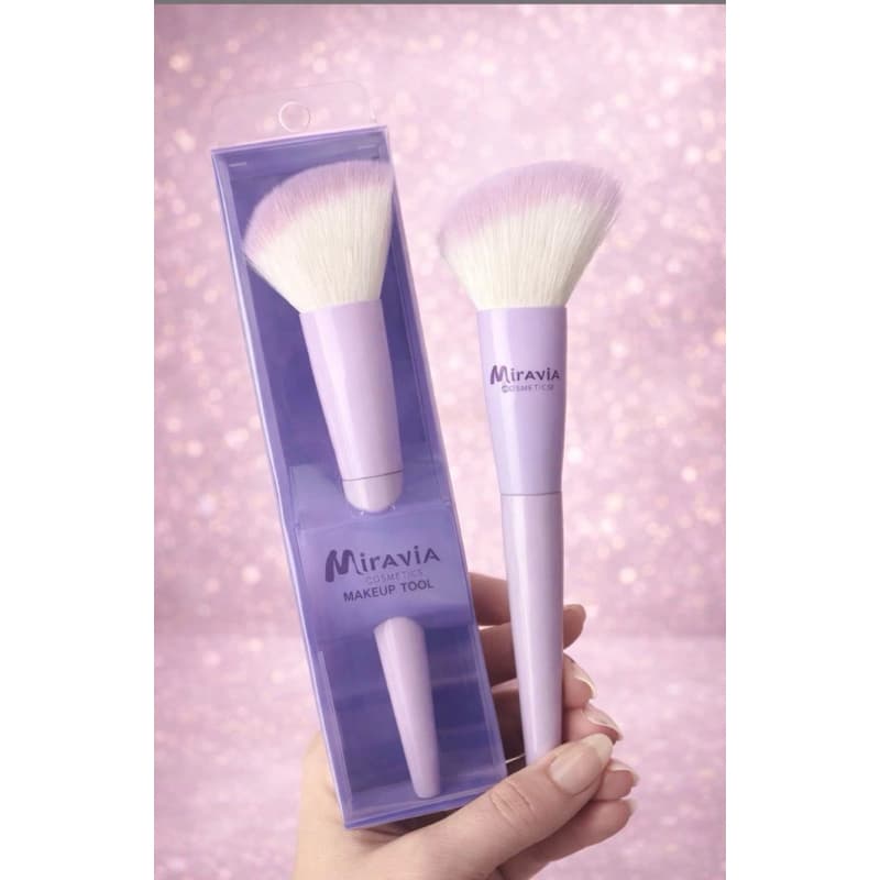 Pincel para esfumar e Pincel para Blush Grande Fofinho Maravia - Roxo /Maquiagem/Pinceis/blush