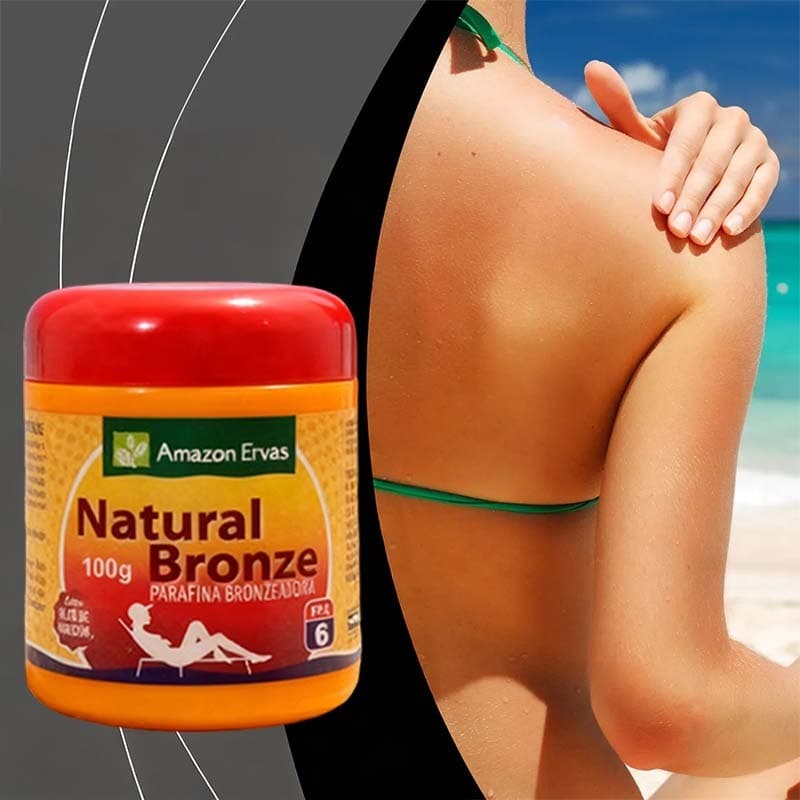 Parafina Bronzeadora 100g | Acelerador de Bronzeamento com Cenoura e Urucum | Bronze Natural Dourado Hidratante