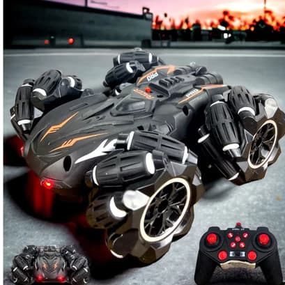 Carrinho Controle Remoto Stunt Racing Drift 4x4 | Acrobático Gira 360° | Carro RC com Luz LED