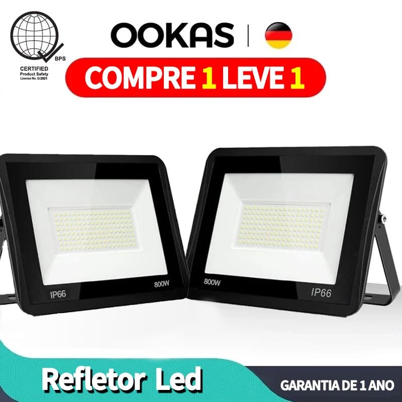OOKAS 10X POR MAX Refletor Led 200W 400W 800W IP67 à Prova D'Água Externas Luminária Luz Led