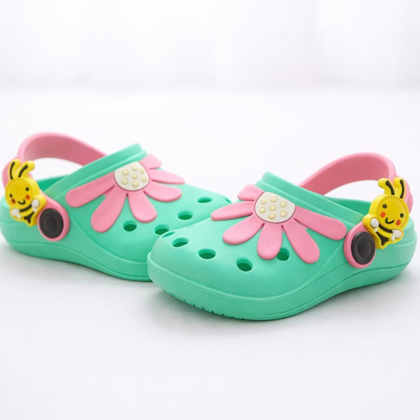 Sandalia Infantil Menina Flor Abelhinha Leve Confortavel Delicado Antiderrapante