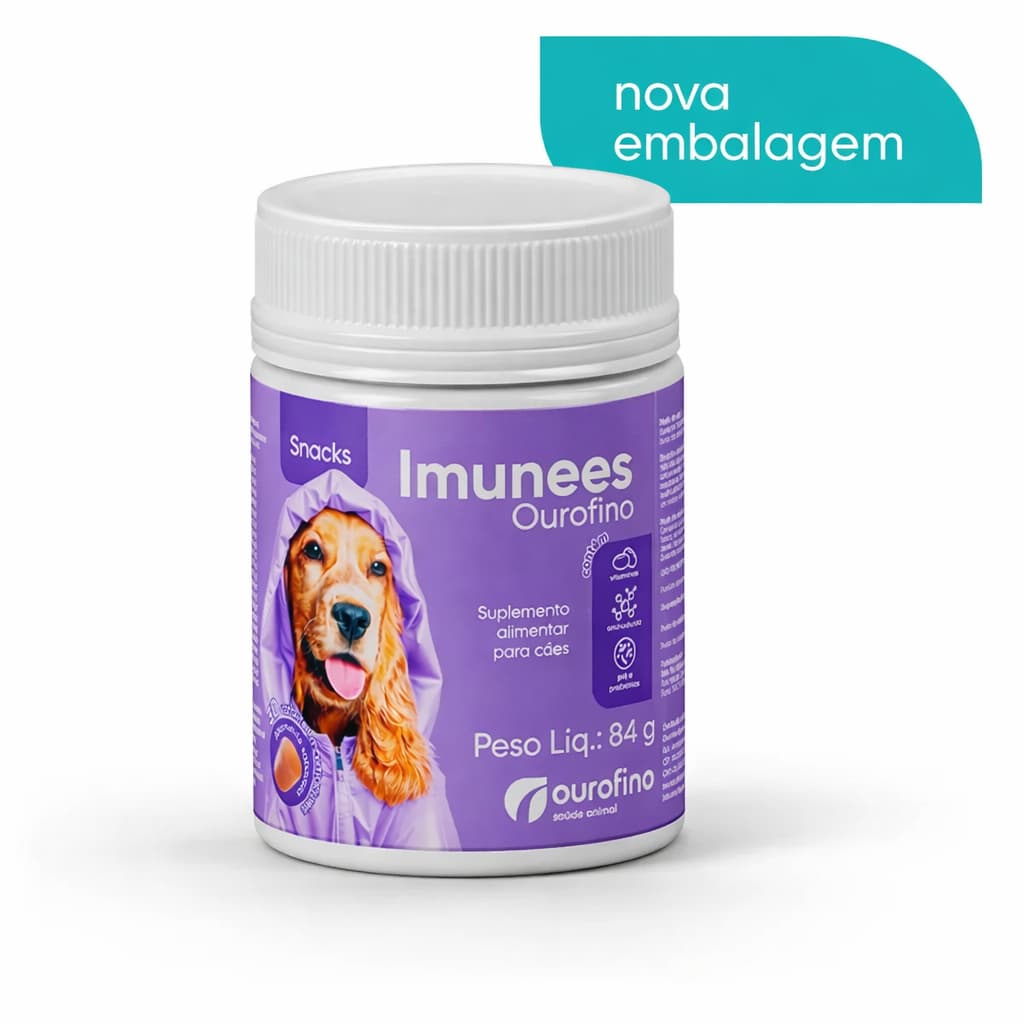 Imunees Snacks Cães 30 Tabs Mastigativeis Imunidade Pet - Ourofino Pet