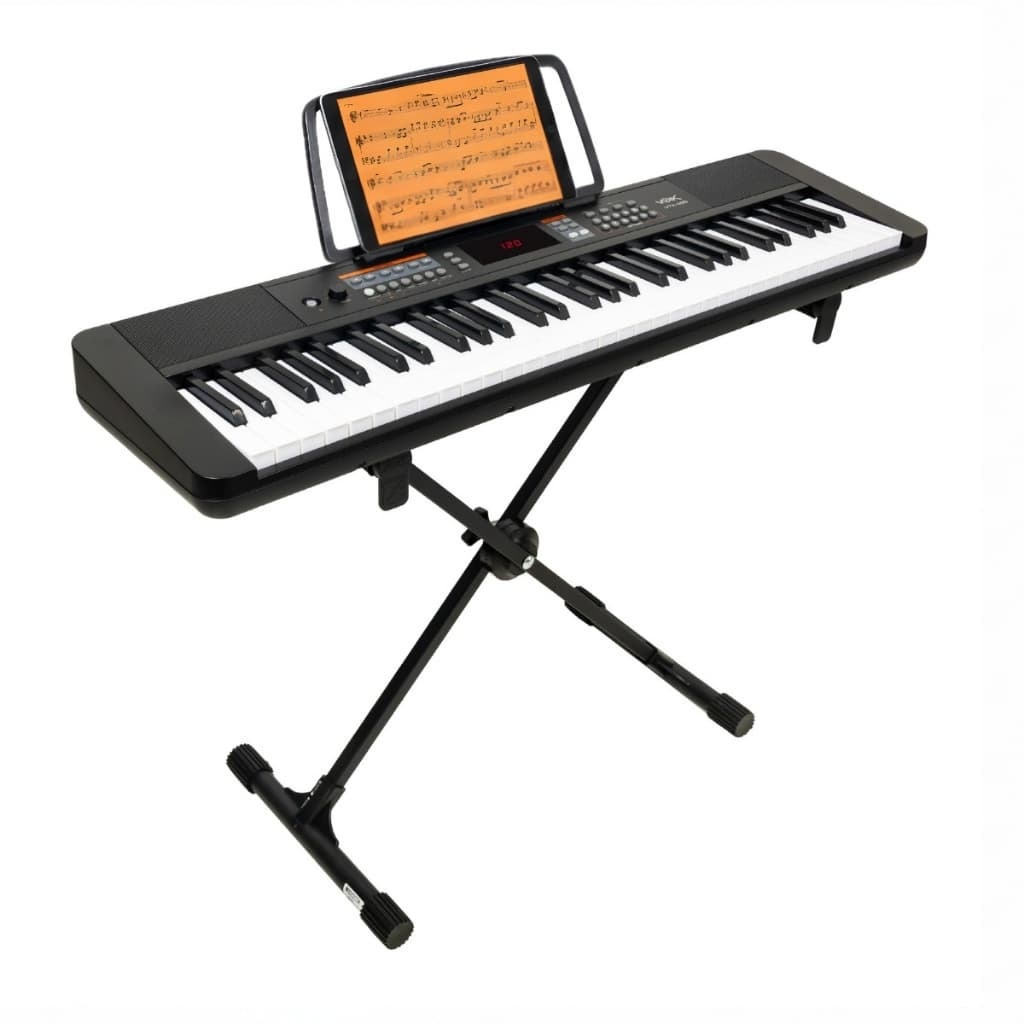 Teclado Musical Iniciante 61 Teclas Voik VTX-450 Com Suporte