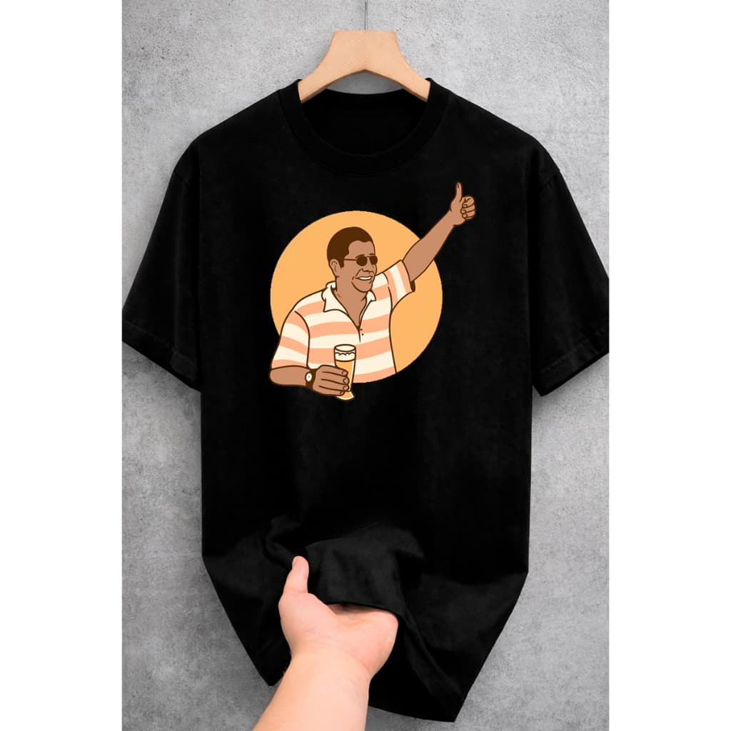 Camiseta Samba Zeca Pagodinho Frase Deixa a Vida Me Levar Costas Algodão