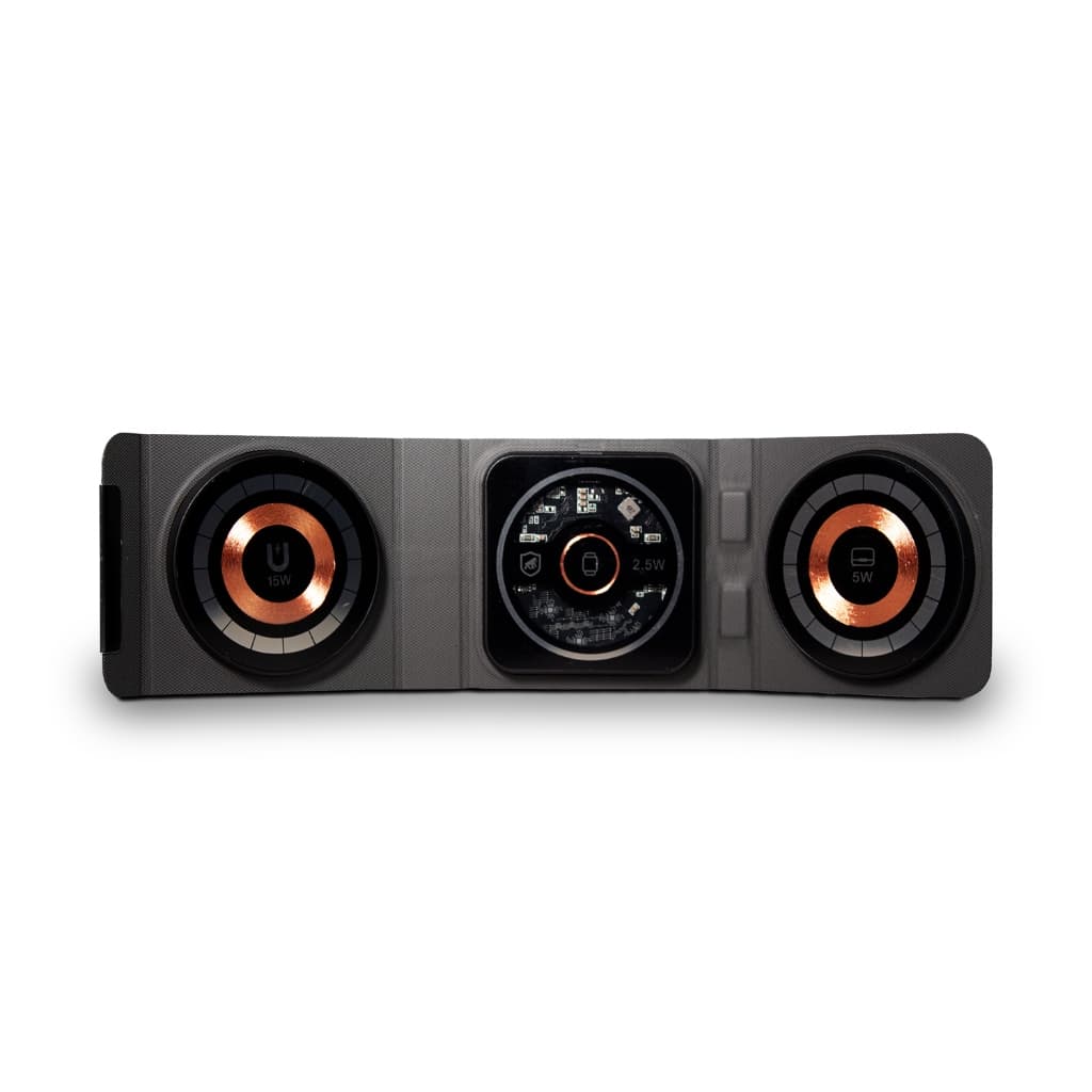 Carregador por Indução 3 em 1 - Wireless, Dobrável, Universal - Gshield