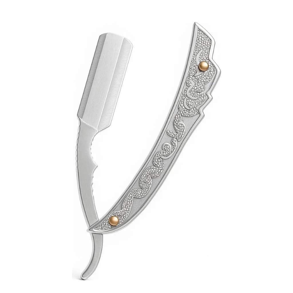 Navalhete Power Aço Inox Profissional Barba Cabelo Super Barba
