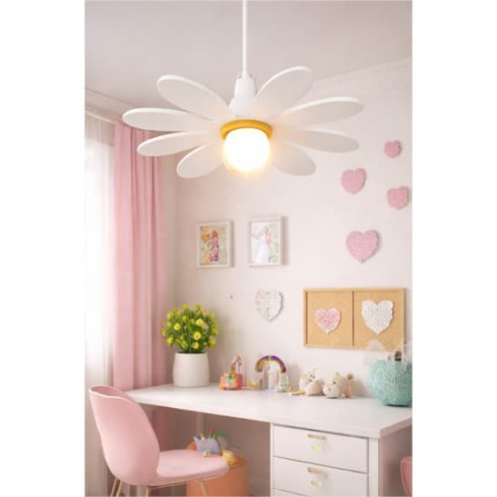 Lustre Flor - Luminária Decoração Infantil Quarto