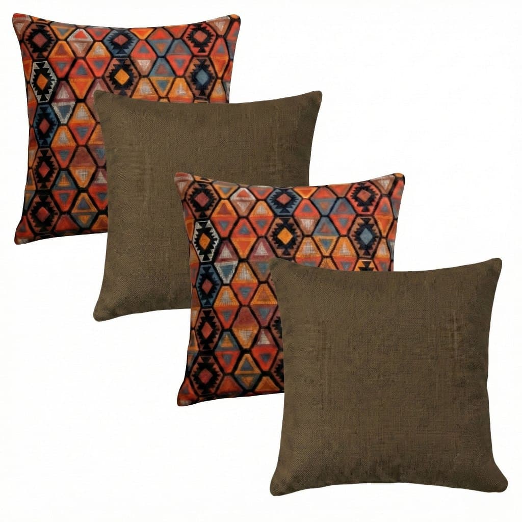 Kit 04 Almofadas Cheias ou Vazias Decorativas 50x50 Luxo Delicada