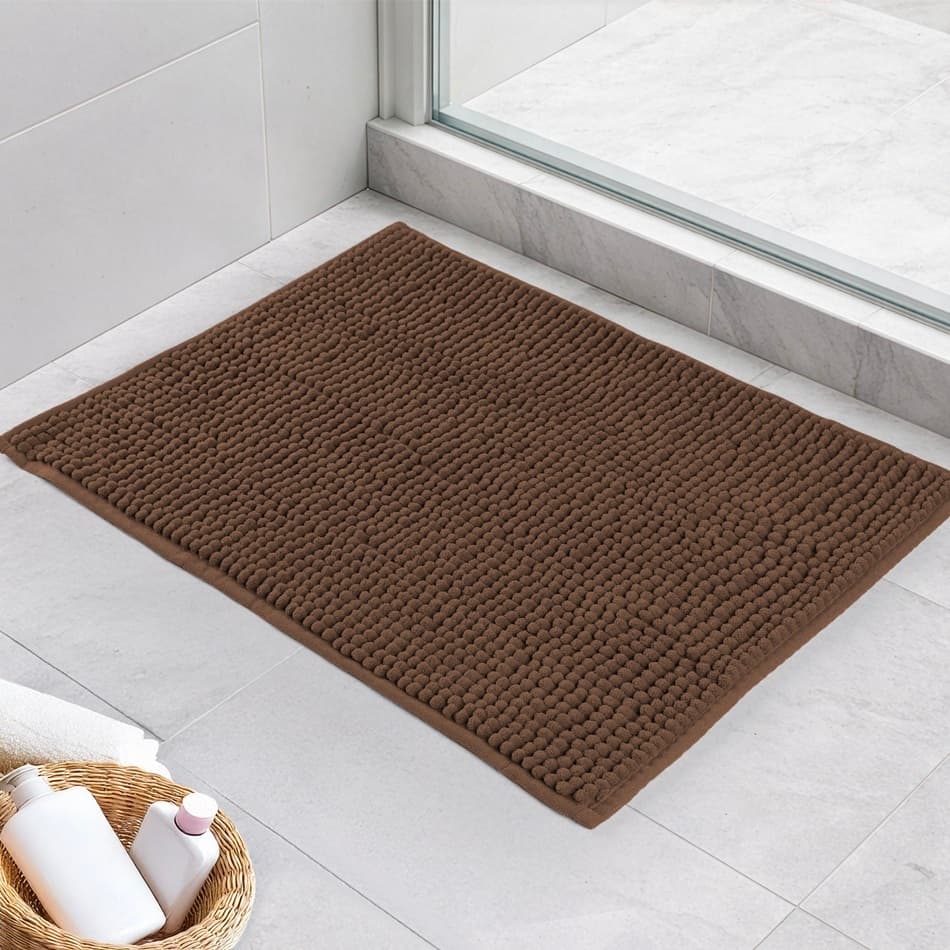 Tapete Banheiro Popcorn Bolinha Antiderrapante Absorvente Super Macio