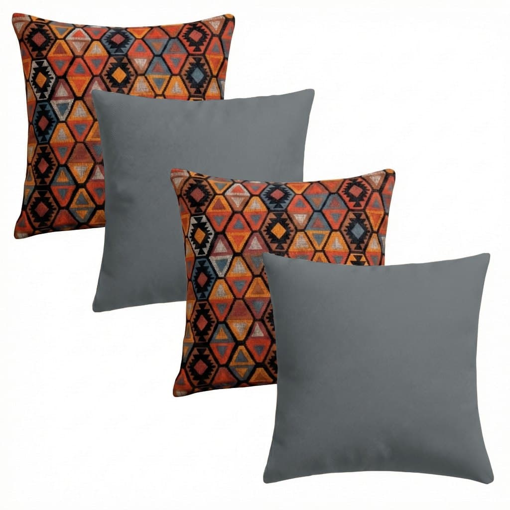 Kit 04 Almofadas Cheias ou Vazias Decorativas 50x50 Luxo Delicada