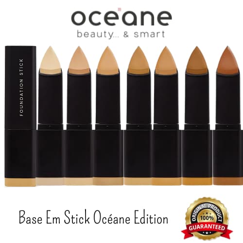 Base em Bastao Semi-Matte - Foundation Stick Oceane -8g Escolha A Sua Cor (Ivory/Sand/Beige/Desert/ Honey/Almond/Cognac)