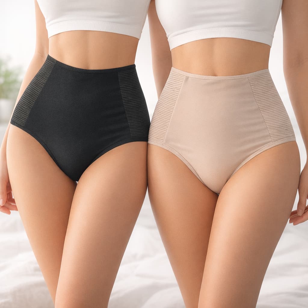 Calcinha Modeladora Plus Size Pós Parto Redutora Alta Compressão