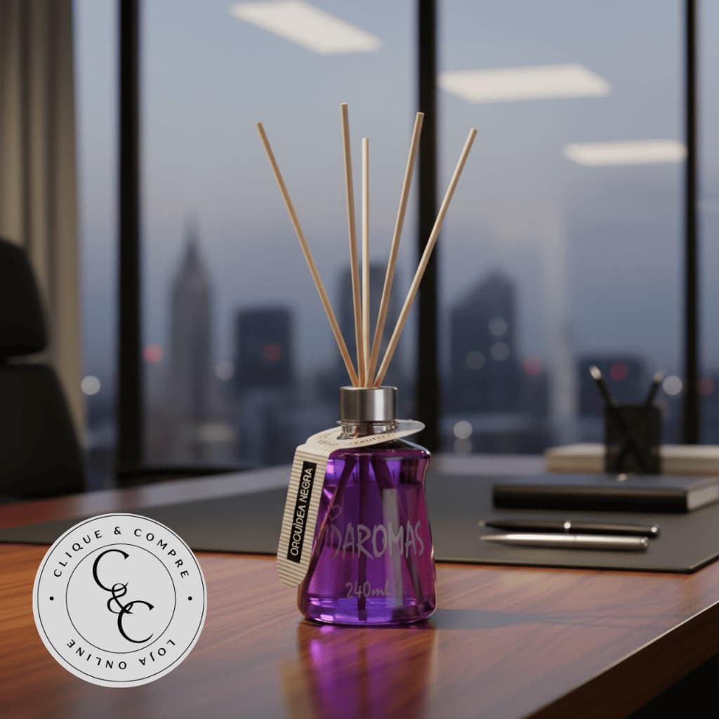 Kit com 2 Aromatizadores de ambiente com varetas 240 ml Vidaromas