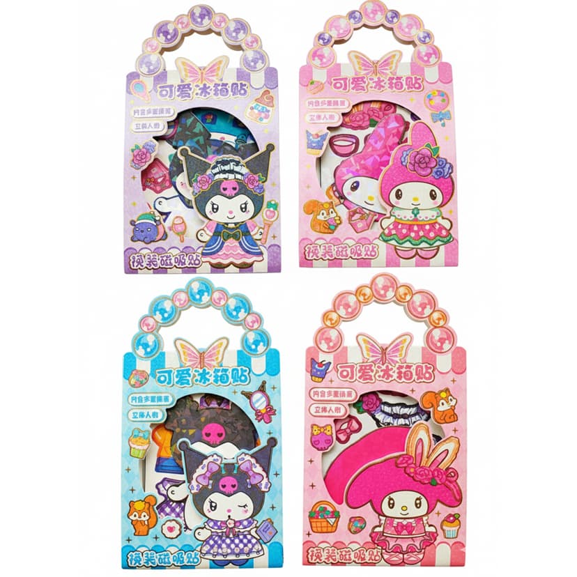 Kit ímã fofo personalizável da Turma da Hello Kitty
