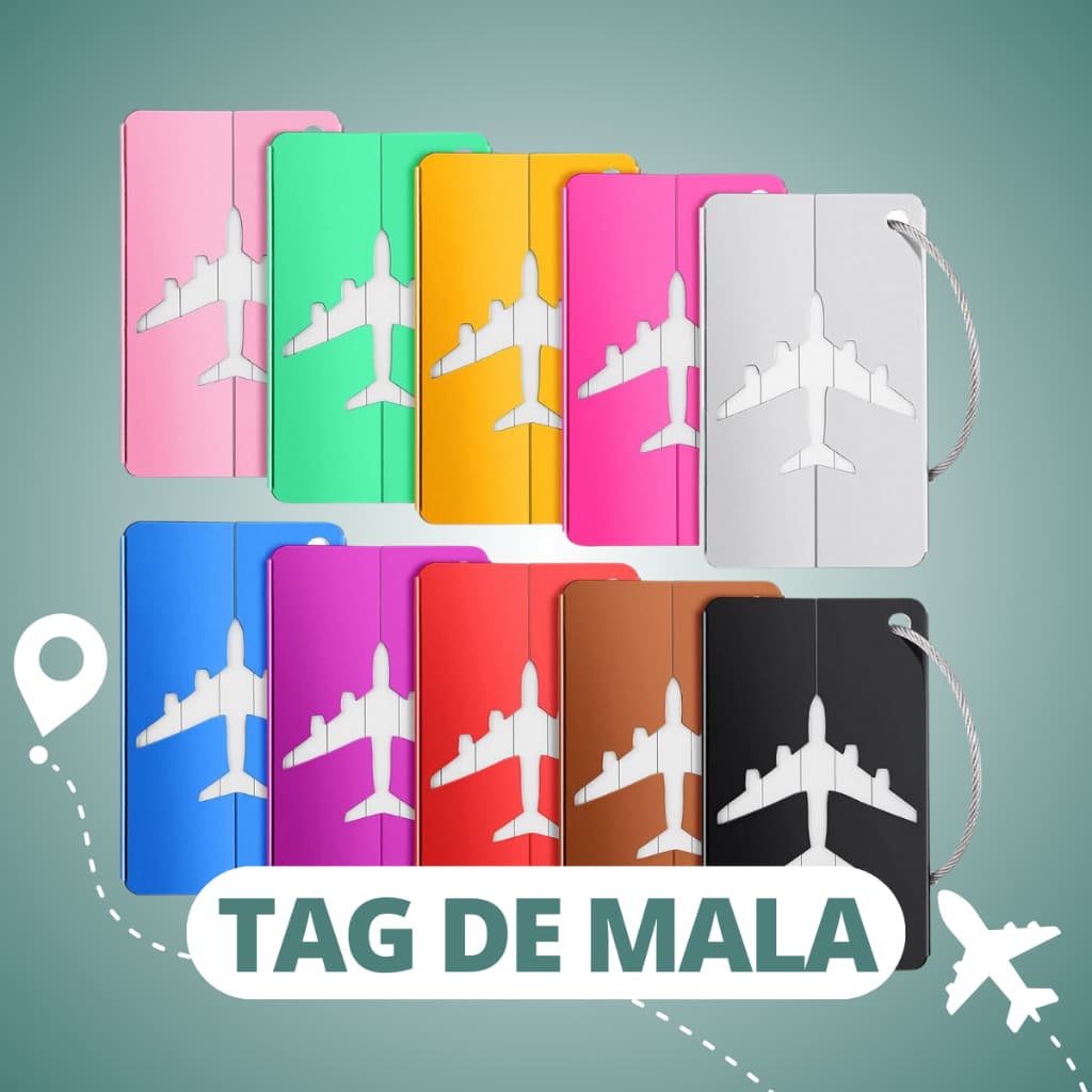 Tags Mala Viagem Segura Etiqueta A Prova De Água Resistente Colorida  - Escolha Seu Kit