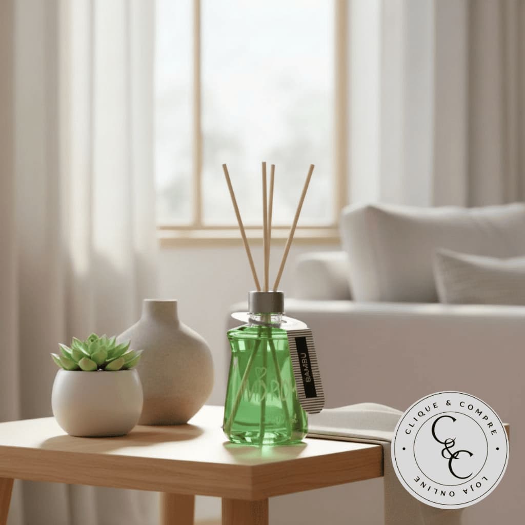 Aromatizador de ambiente com varetas Kit com 12 unidades 240 ml Vidaromas