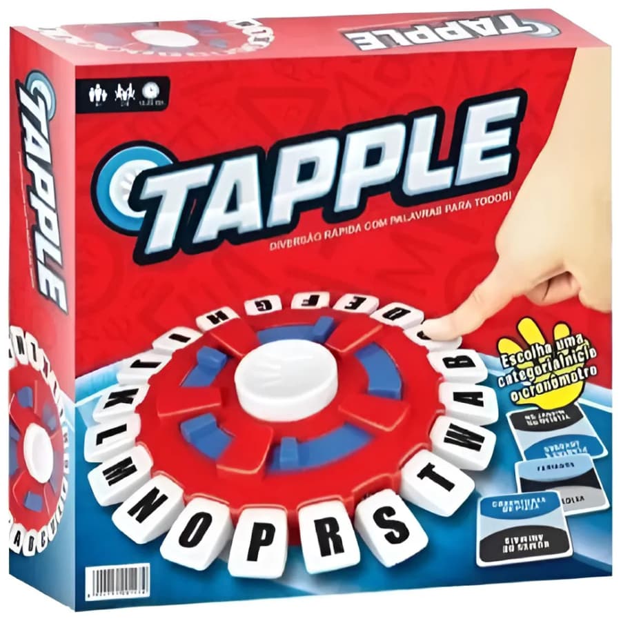 Jogo Tabuleiro 10 Segundos Educativo Vermelho/Azul