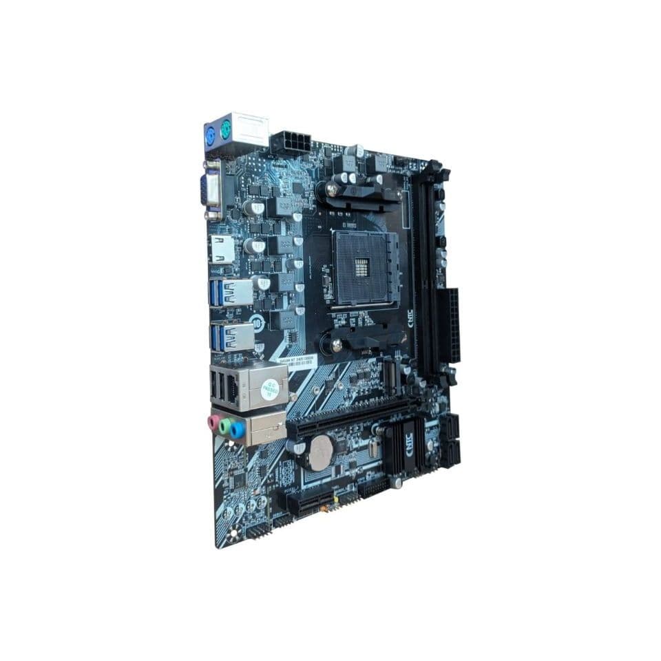 MB NTC B450M p/ AMD AM4 2xDDR4/1xPCI-e/4xSATA/1xM.2 NVMe
